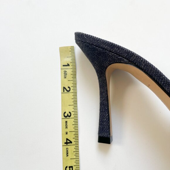 Bottega Veneta Matelasse Quilted Denim Mule Sandals Indigo Size EU 39 US 9 NEW - Picture 10 of 12